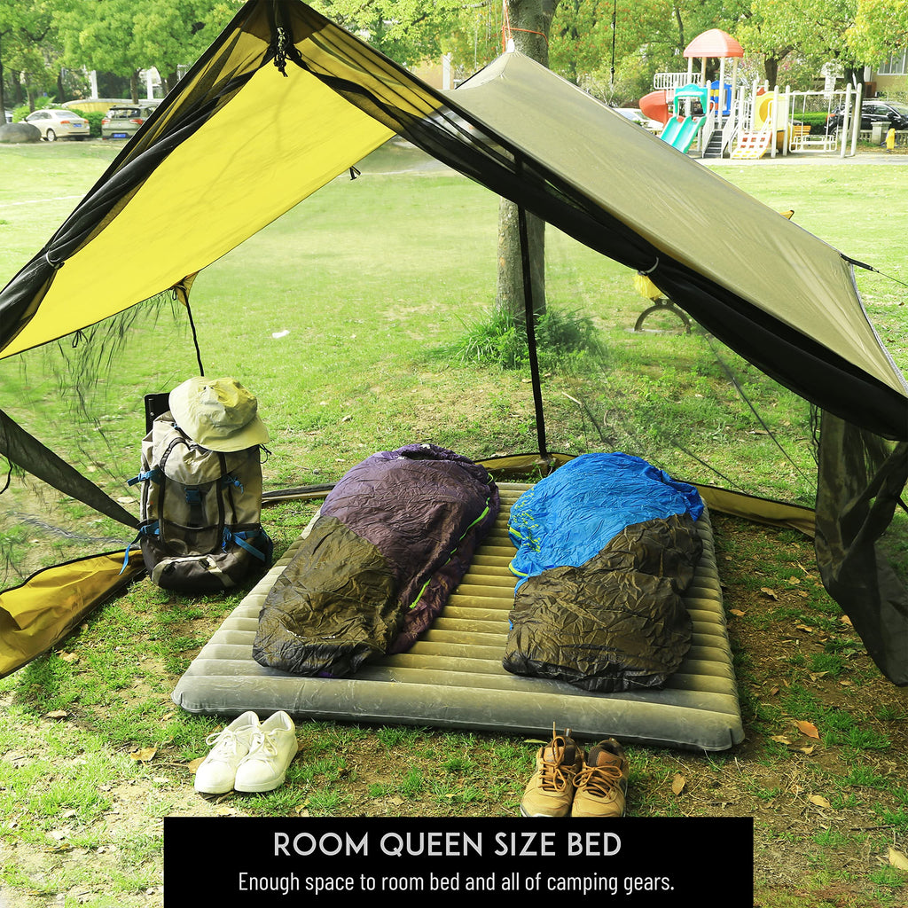 Lightweight No Bug Screen House For Hammock, Canoe Picnics Backyards Backpacking Camping Beach In Summer (Ultralight)