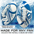 Franklin Sports Nfl Indianapolis Colts Football - Youth Mini Football - 8.5'' Junior Size Ball - Spacelace Easy Grip Texture- Pe