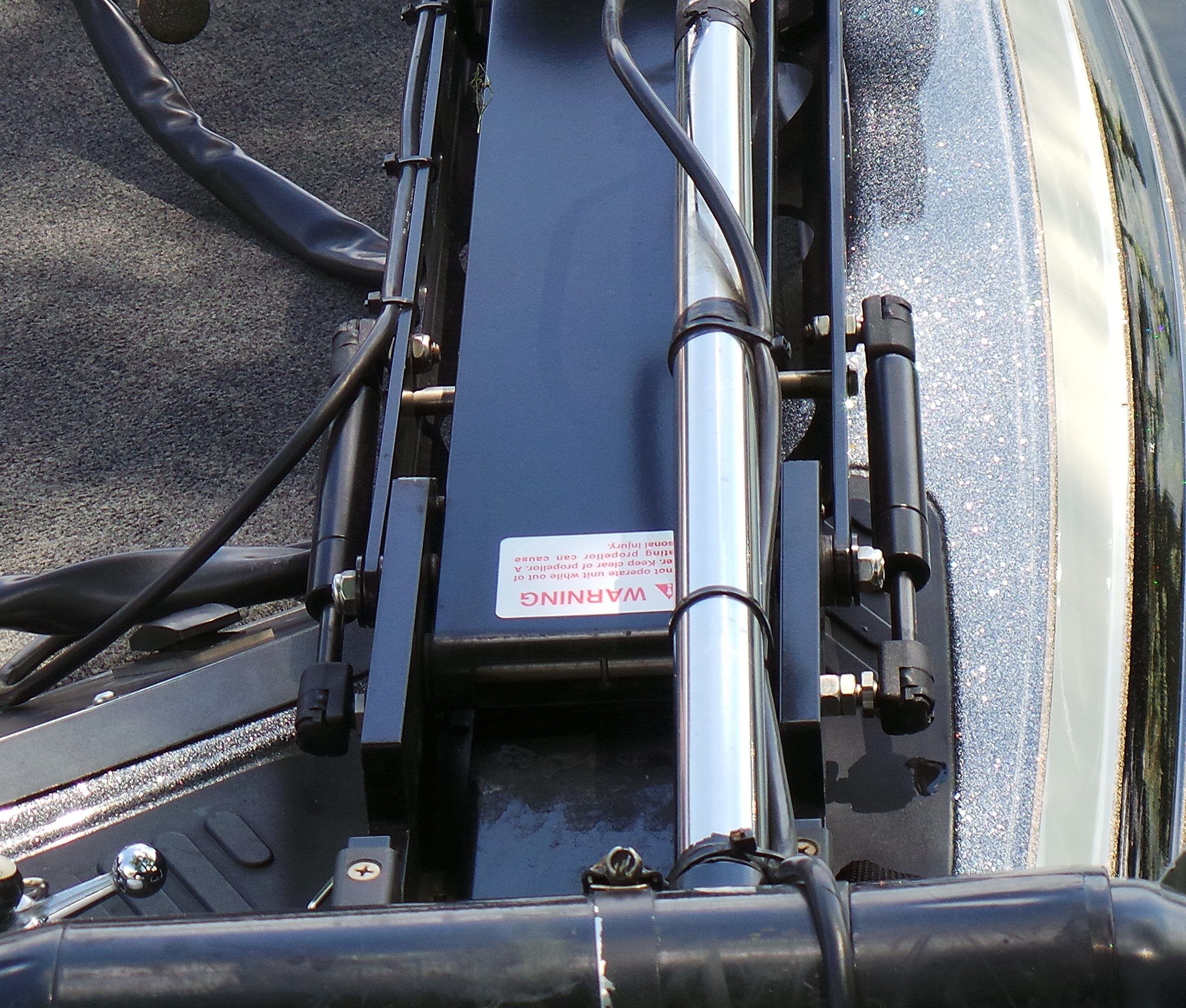 T-H Marine G-Force Equalizer Trolling Motor Lift Assist And Stabilizer Kit For Motorguide Gator Mounts - Two Air Pistons Reduce