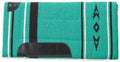 Weaver Leather Fleece Lined Acrylic Saddle Pad, Emerald Green, 32 X 32