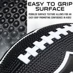 Franklin Sports Nfl Las Vegas Raiders Football - Kids Foam Football - Soft Football - Mini Size - Perfect For Gameday - 8.5'' 3D