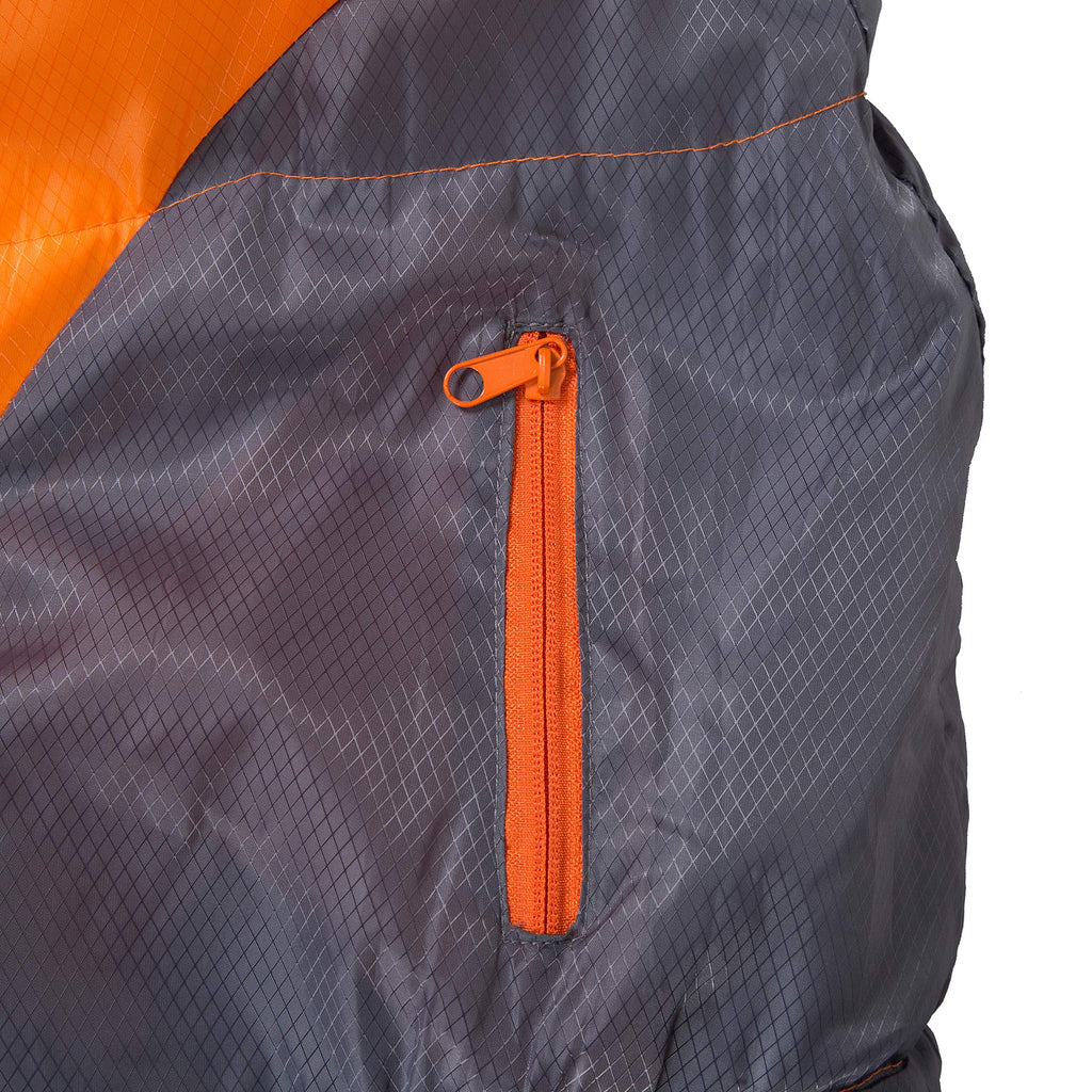 Stansport Glacier Mummy Sleeping Bag 3.1 Lb, Orange, 86'' L X 34'' W