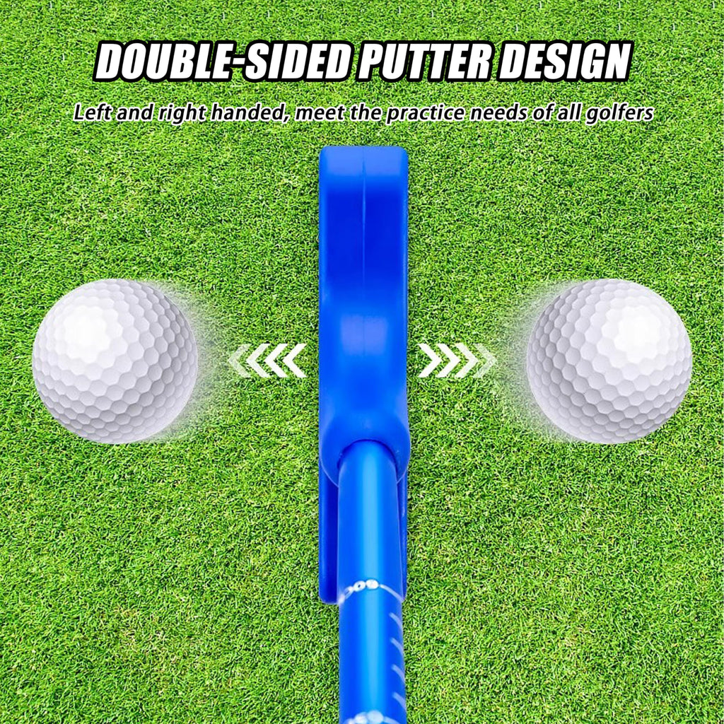 Pgm Golf Club Putter For Right Or Left Handed Golfers - 2 Pack Ambidextrous Putter For Boys And Girls - Two-Way Kids Putter, Adj