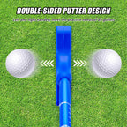 Pgm Golf Club Putter For Right Or Left Handed Golfers - 2 Pack Ambidextrous Putter For Boys And Girls - Two-Way Kids Putter, Adj