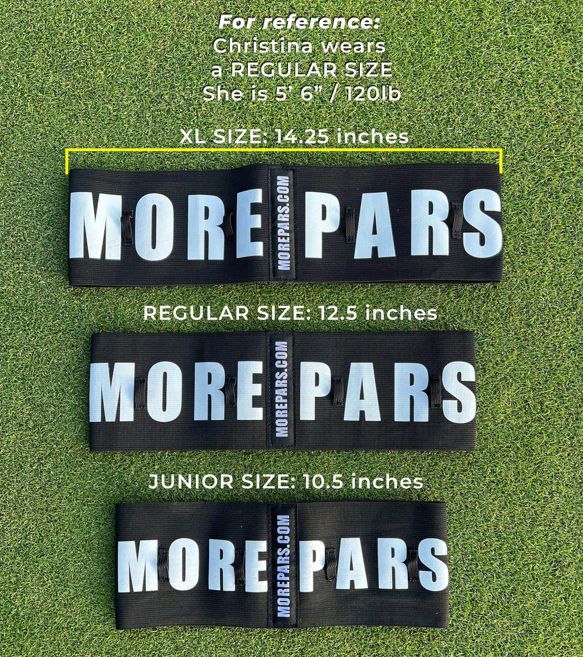 More Pars Arm Band & Leg Trainer With Mini Rods For Putting  Improve Setup & Stroke Trainer  Clear Visuals & Feels For Immediate