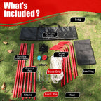7x4 Ft Volleyball Rebounder Net with 2 Target Stripes, 5-Angle Adjustable Rebounder Net for Practicing Digging, Setting, Spiking