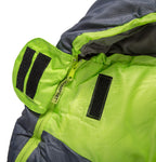 Stansport Stansport Trekker - 86 In X 34 In Mummy Sleeping Bag, Green/Gray