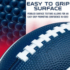 Franklin Sports Nfl New England Patriots Football - Kids Foam Football - Soft Football - Mini Size - Perfect For Gameday - 8.5''