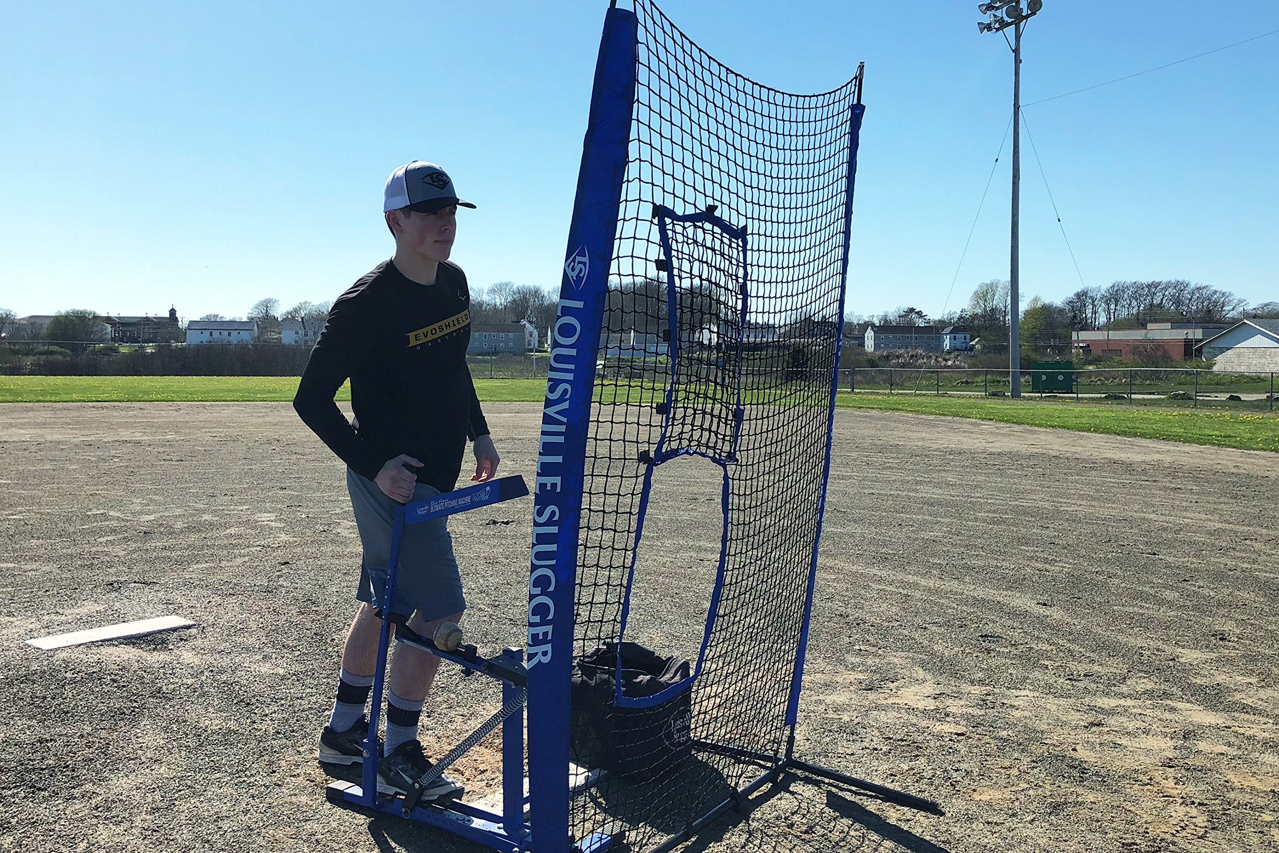 Louisville Slugger Flex Screen, Blue/Black