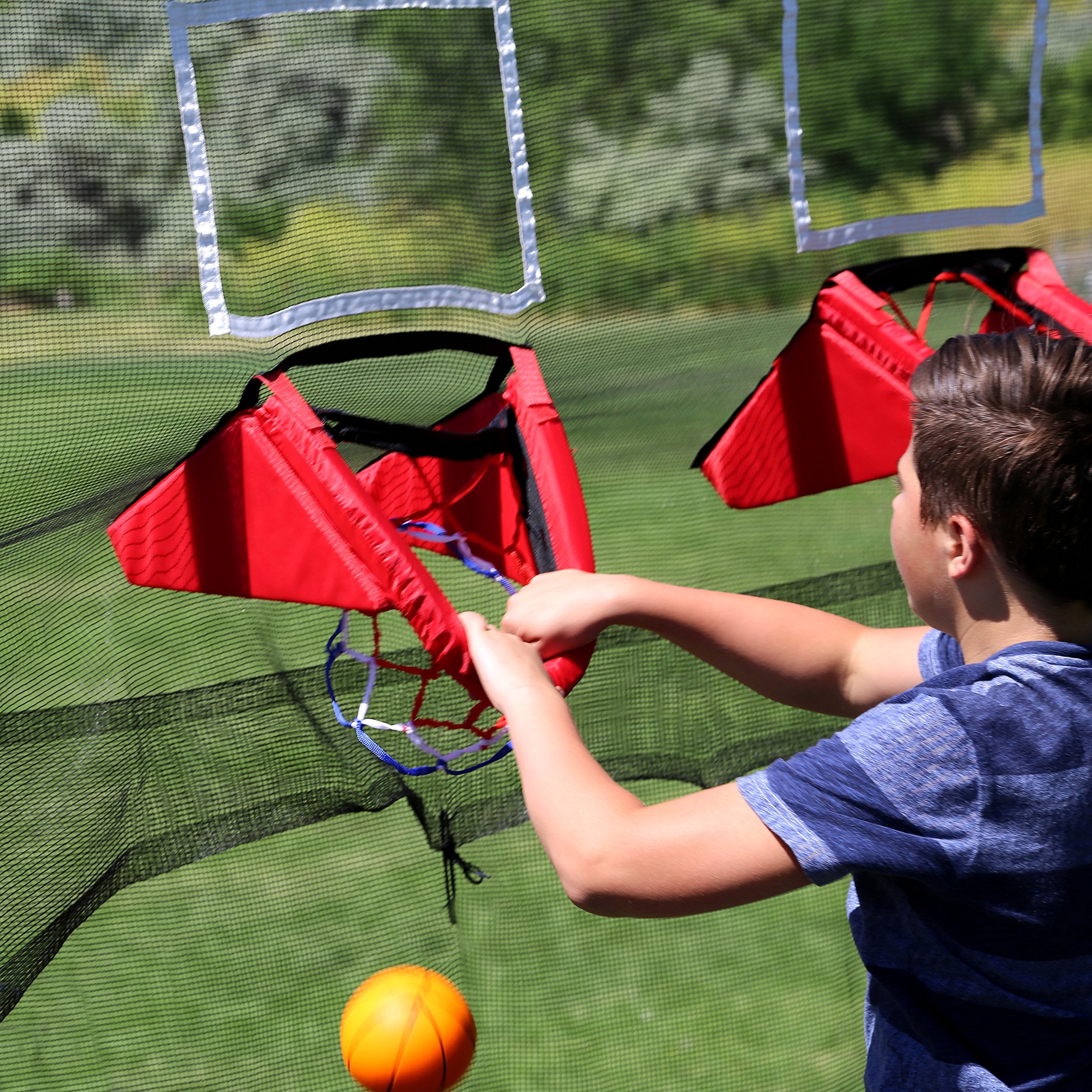 Skywalker Trampolines 15Trampoline Double Basketball Hoop Accessory