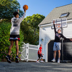Franklin Sports Portable Basketball Hoop - 48'' Adjustable Outdoor Basketball Hoop With Wheels - Authentic Driveway Basketball H