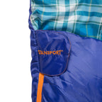 6 Lb - 2 Person Sleeping Bag - 87 In X 66 In, Blue