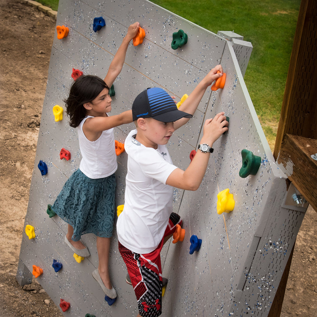 Squirrel Products 20 Extra Large Deluxe Rock Climbing Holds With Mounting Hardware - Diy Rock Wall Comes With Mounting Hardware