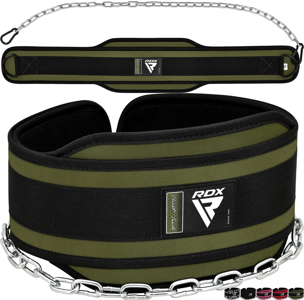 Rdx Dip Belt For Weight Lifting, Heavy Duty 36 Inch Adjustable Steel Chain, Dipping Belt Chin Pull Ups Gym Training Bodybuilding