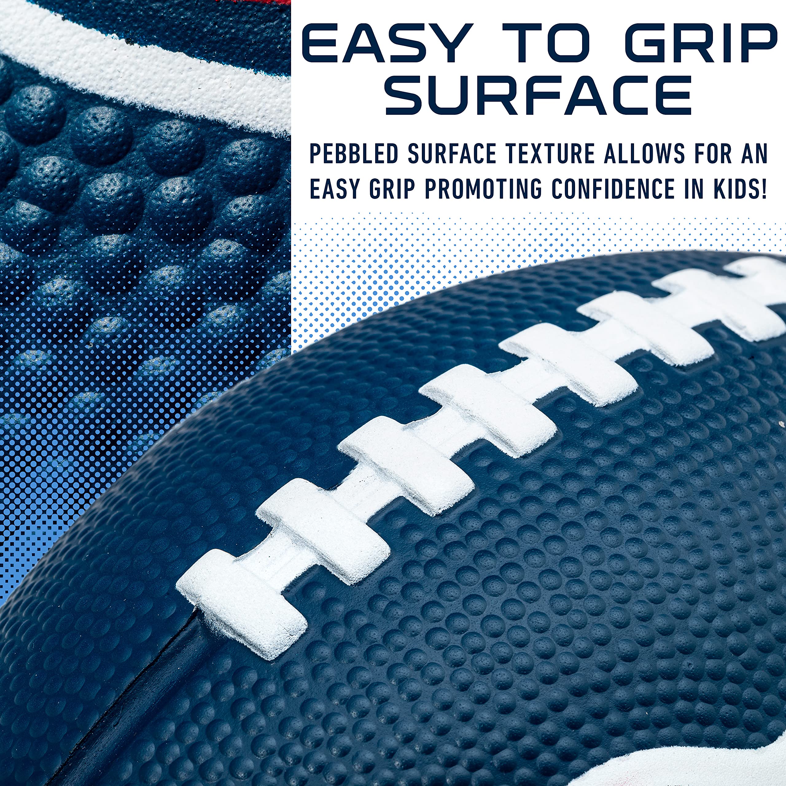 Franklin Sports Nfl Tennesse Titans Football - Kids Foam Football - Soft Football - Mini Size - Perfect For Gameday - 8.5'' 3D L
