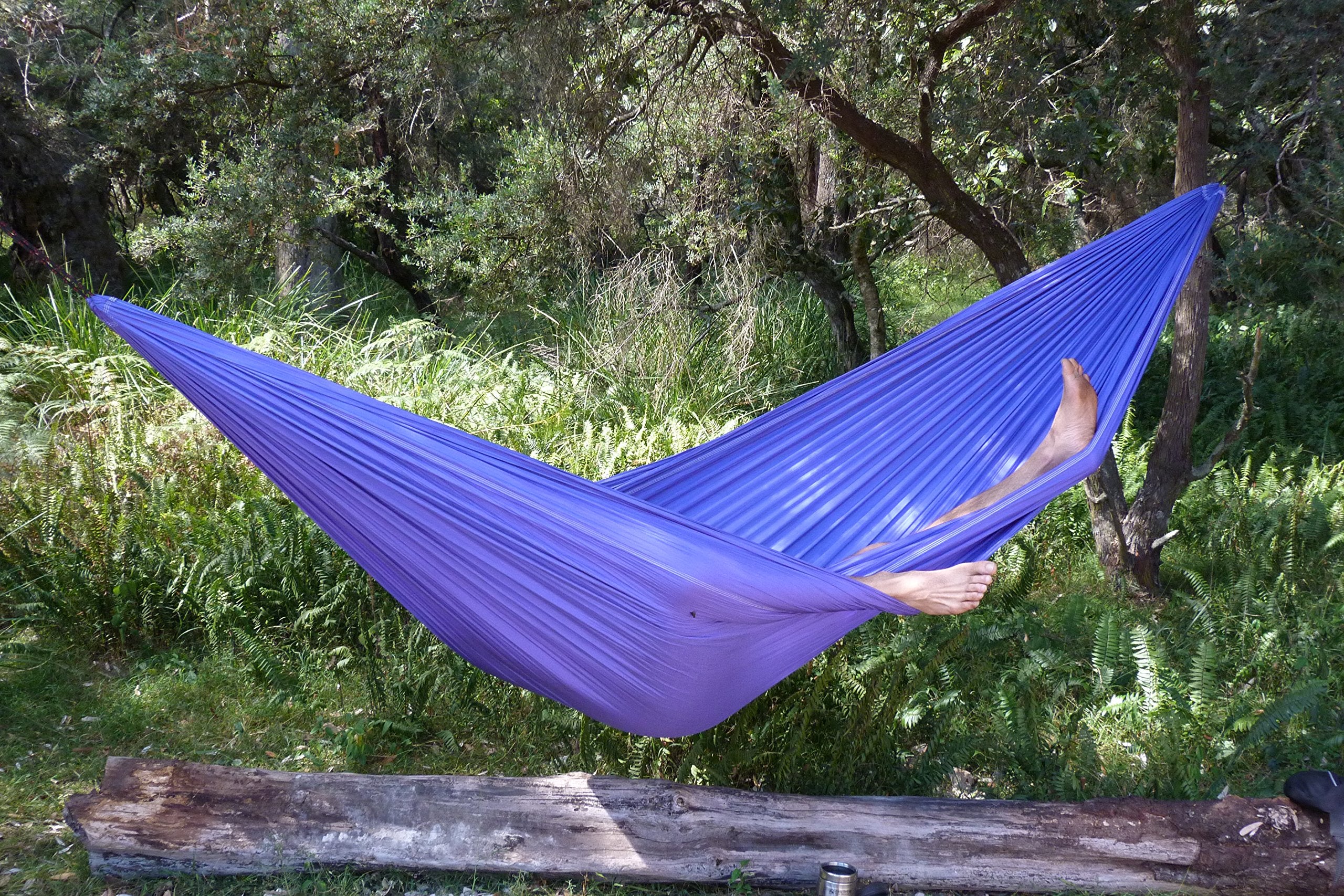 Hammock Bliss Double - Extra Long - Extra Wide - Extra Large - Two Person Double Wide Camping Hammock - Suspension System Includ