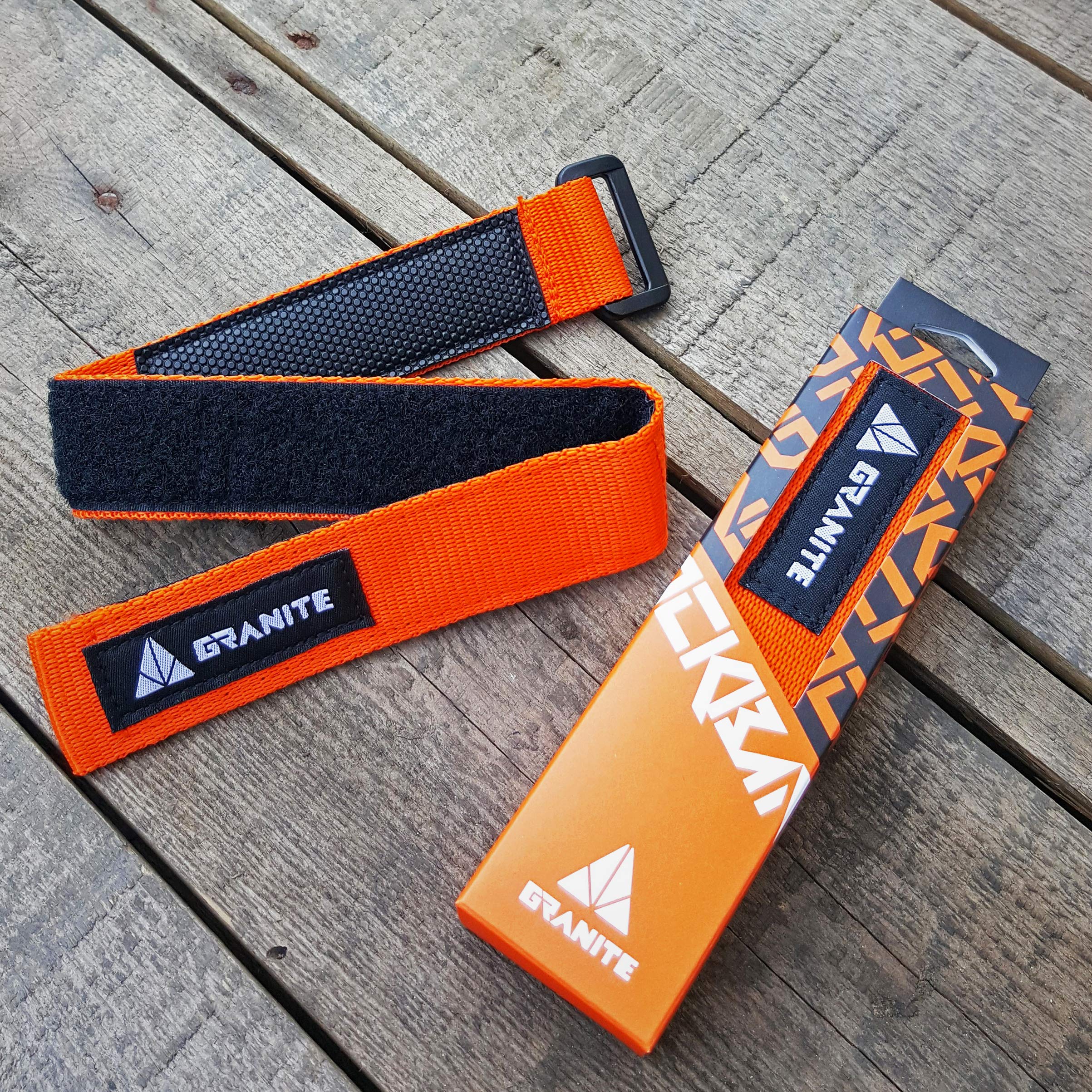 Granite Rockband Mtb Frame Carrier Strap For Inner Tubes And Bike Tool Kit , Bike Storage Solution For Attaching Extra Gear On Y