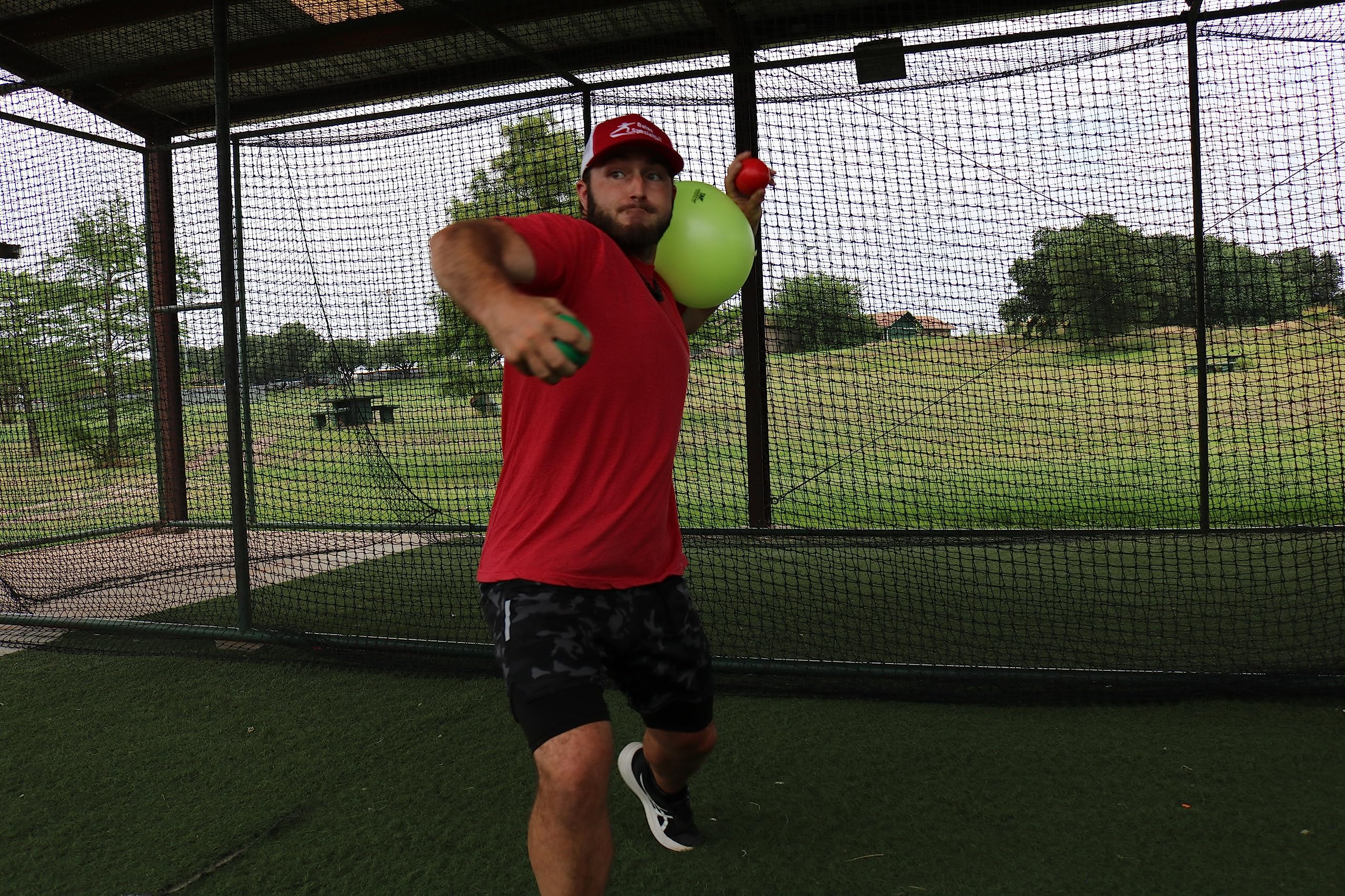 Tap Connection Ball, 9In-12In, Improve Arm Action, Perfect For Pilates, Stay Connected While Hitting, Pitching, And Catching