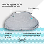 Yakpads Cushioned Seat Pad, Gel Seat Pad For Kayaks, Portable Seat Cushion For Outdoor Watersports And Recreation - Cascade Cree