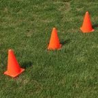 Cartman 9 Inch 12 Pack Plastic Training Cones Traffic Cones, Indoor Outdoor And Festive Events Field Marker Agility Cones For So