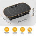 MERACH Vibration Plate Exercise Machine Whole Body Workout Power Vibrate Fitness Platform Vibration Weight Loss&Shaping