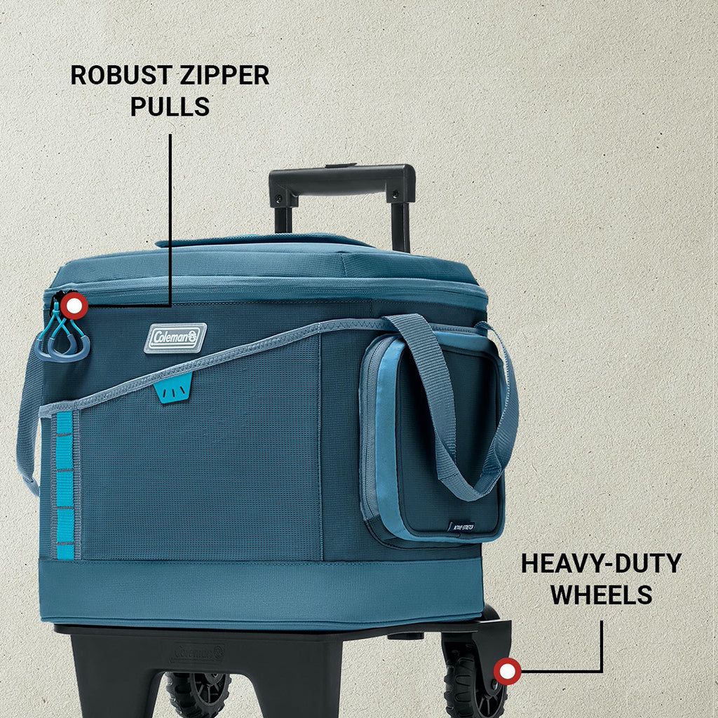 Coleman Sportflex Insulated Soft Cooler With Expandable Active Stretch Pockets & High Capacity