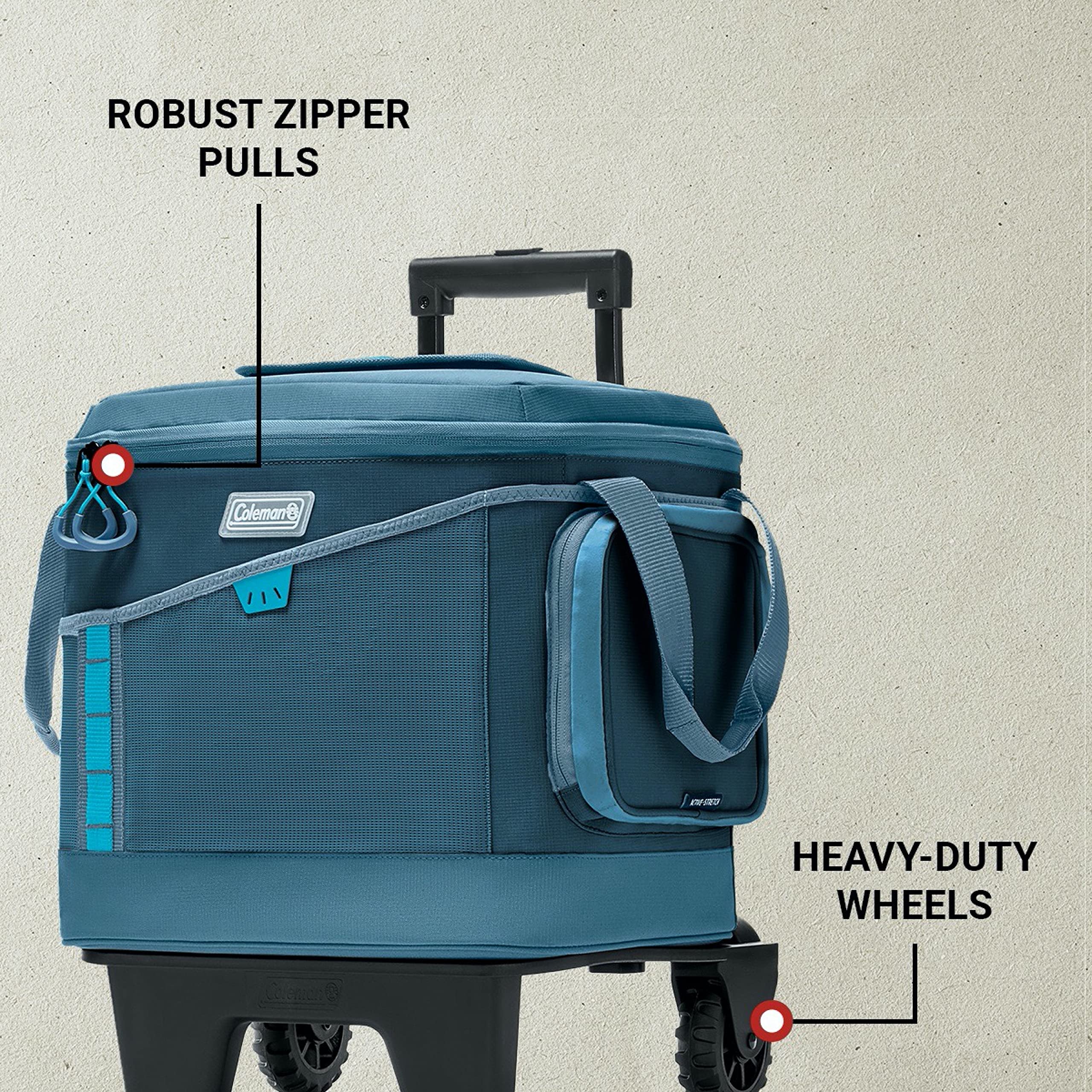 Coleman Sportflex Insulated Soft Cooler With Expandable Active Stretch Pockets & High Capacity
