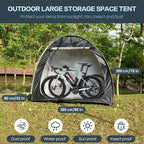Bike Storage Tent, Anti-Dust Waterproof Bicycle Tent, Portable Bike Storage Tent For 3-4 Bikes, Foldable Bike Shelter For Garden