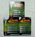 4 Yards More Golf Tees 4 - Green - 3 Packs of 4 - (11926)