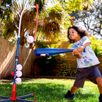 Franklin Sports Kids Batting Tee - Mlb 2-In-1 Grow-With-Me - Adjustable Youth Hitting Tee - Perfect For Teeball And Baseball, Mu