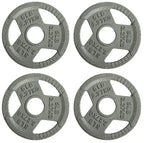 Balancefrom Olympic 2-Inch Cast Iron Plate Weight Plate For Strength Training And Weightlifting, 5-Pound, Set Of 4