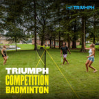 Triumph Competition Badminton Set With Steel Construction