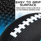 Franklin Sports Nfl Carolina Panthers Football - Kids Foam Football - Soft Football - Mini Size - Perfect For Gameday - 8.5'' 3D