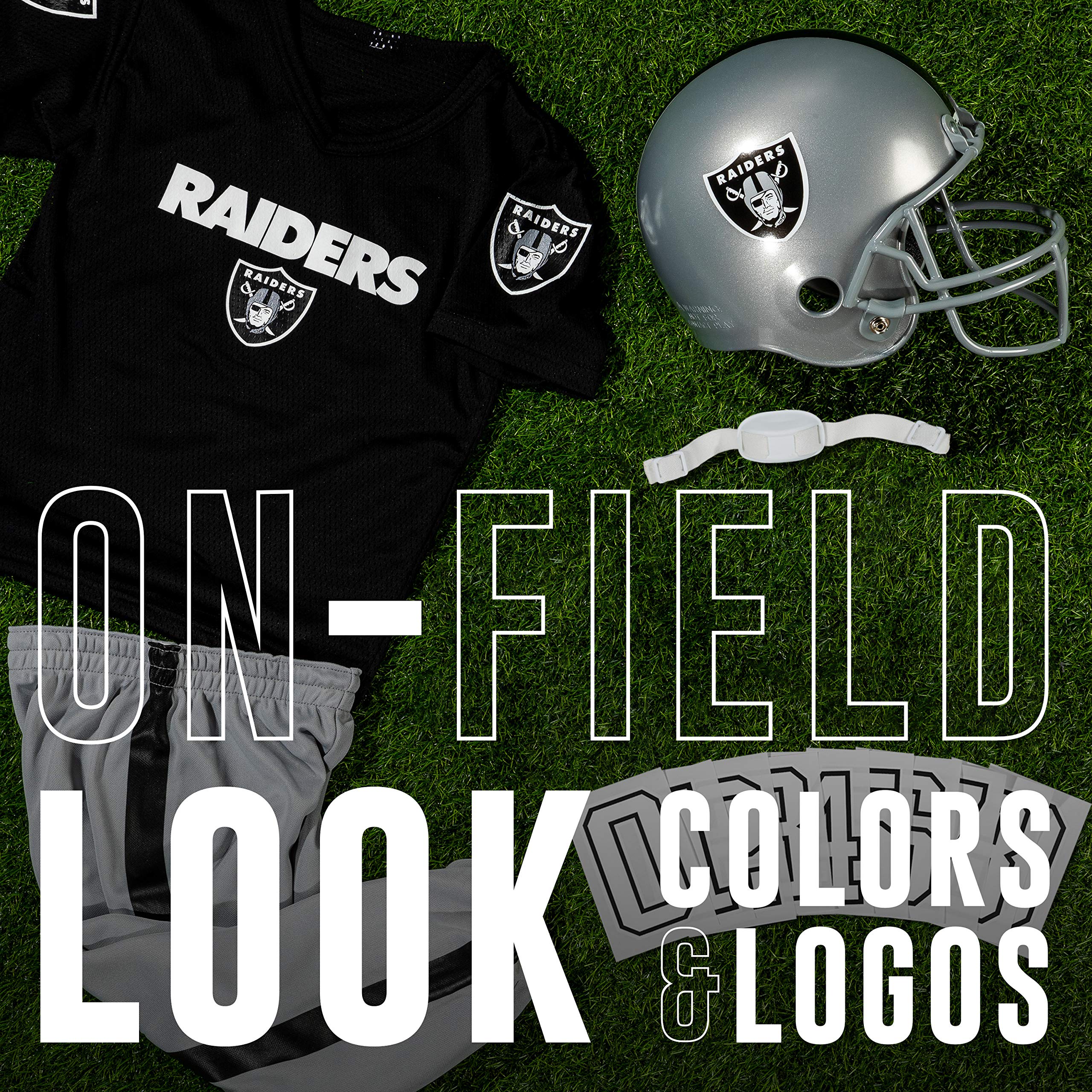 Franklin Sports Las Vegas Raiders Kids Nfl Uniform Set - Youth Nfl Team Jersey, Helmet, Pants + Apparel Costume - Official Gear