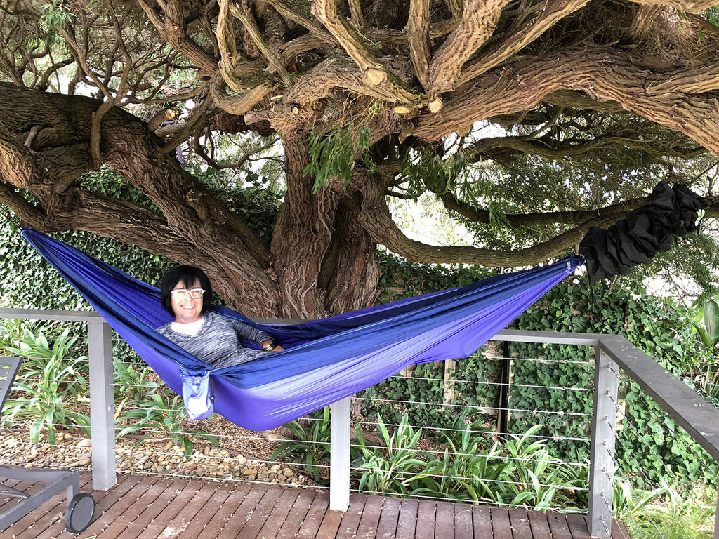 Hammock Bliss Double - Extra Long - Extra Wide - Extra Large - Two Person Double Wide Camping Hammock - Suspension System Includ