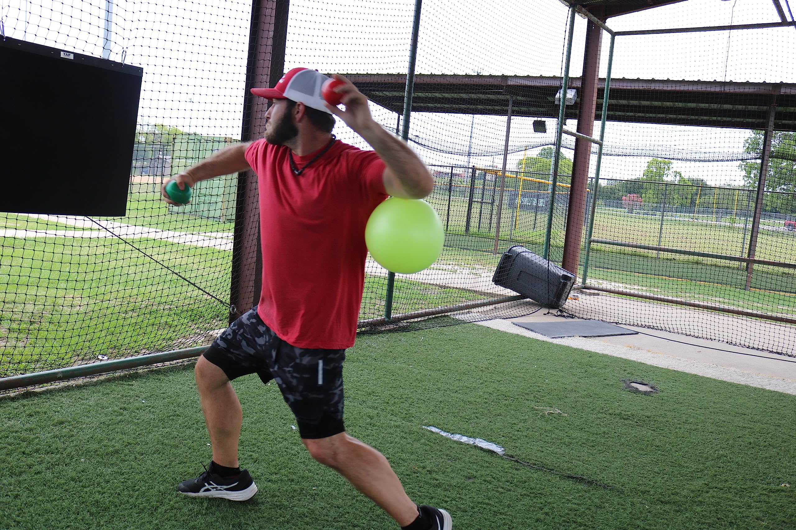 Tap Connection Ball, 9In-12In, Improve Arm Action, Perfect For Pilates, Stay Connected While Hitting, Pitching, And Catching