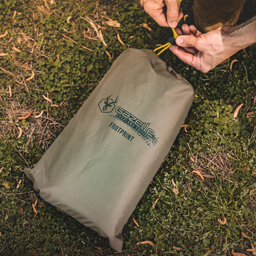 Gazelle Tents T4 Plus Hub Tent Overland Edition, Easy 90 Second Set-Up, Waterproof, UV Resistant, Footprint, All-Terrain Stakes,