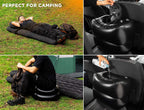 Zento Deals Inflatable Air Mattress For Car - Portable Travel Bed With Pillows For Camping, Sleeping Outdoors - Universal For Su