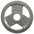 Balancefrom Olympic 2-Inch Cast Iron Plate Weight Plate For Strength Training And Weightlifting, 10-Pound, Single