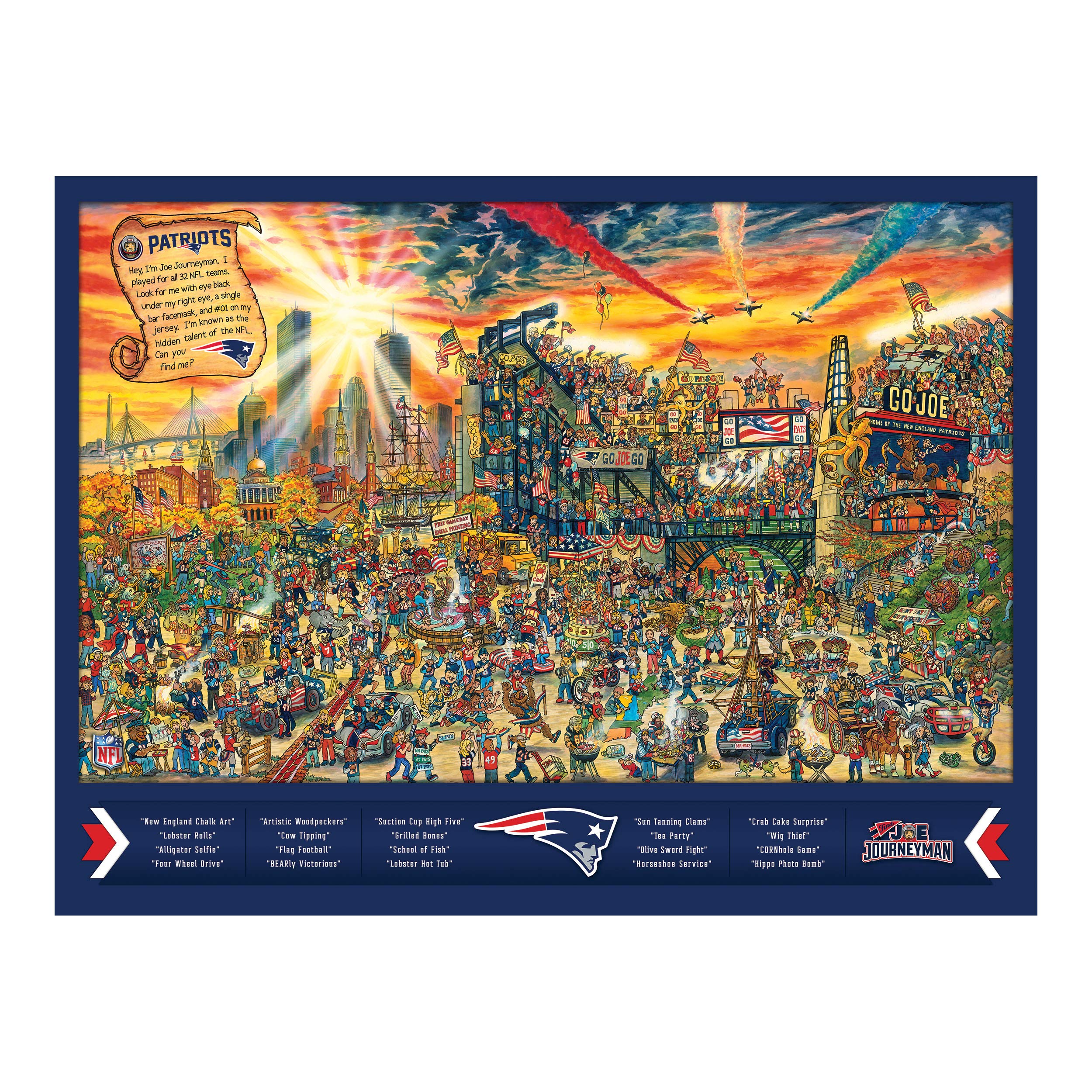 Youthefan Nfl Joe Journeyman 18 X 24 500-Piece Team Puzzle