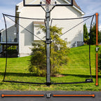 Franklin Sports Defender Net Pro - 10Ft. X 8Ft. Rebounder - Easily Fold And Quick Install - Defensive Net System, Black