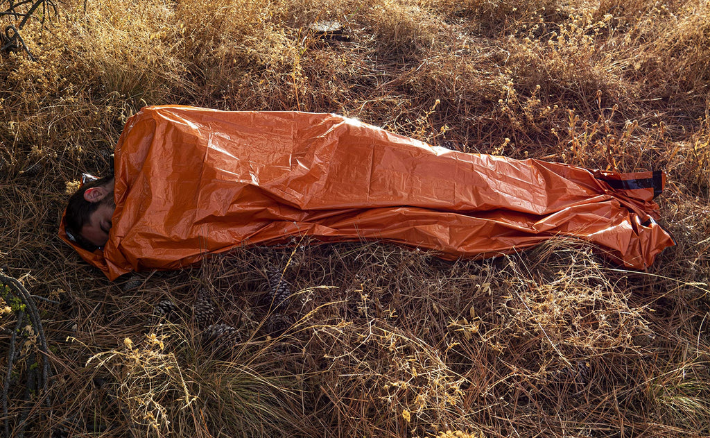 Mekkapro Sos Emergency Thermal Bivy Sleeping Bag With Survival Whistle, Survival Bivvy Sack, Mylar Emergency Blanket
