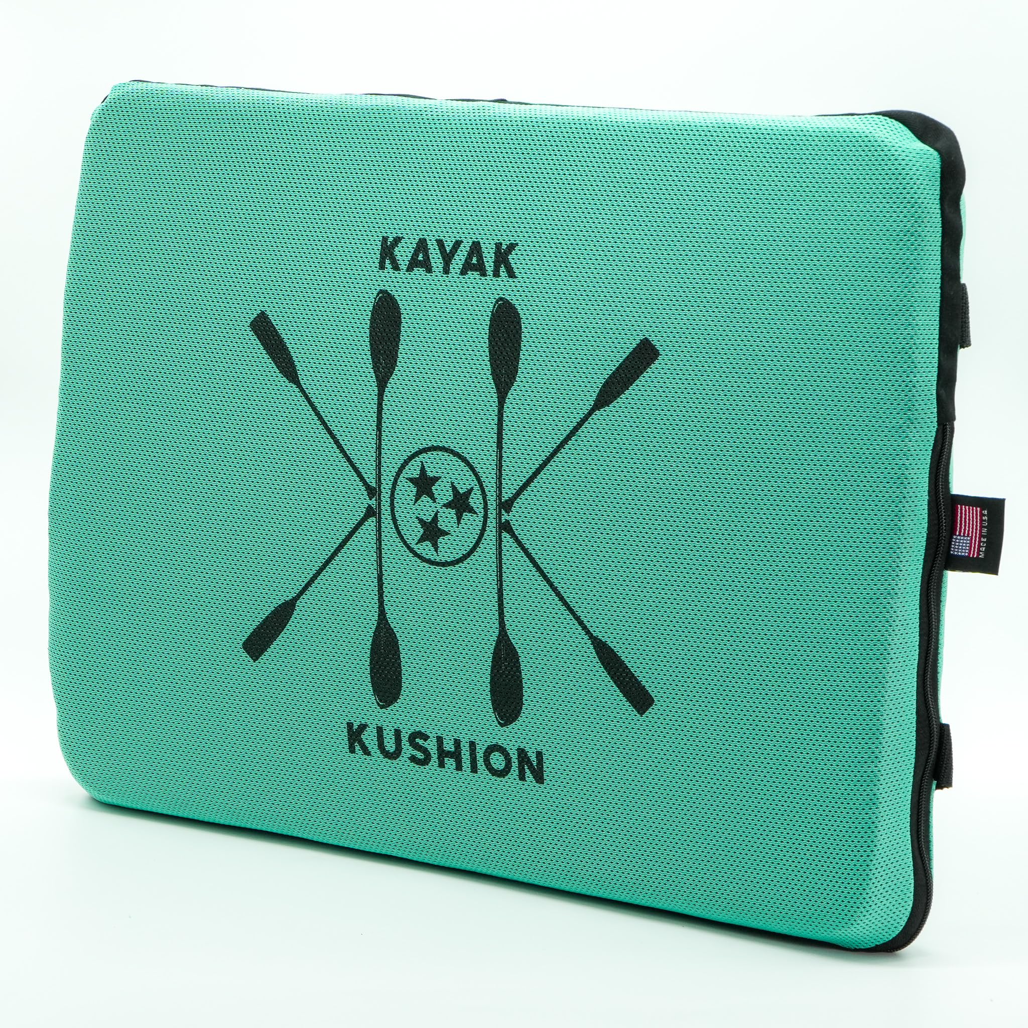 Kayak Kushion, Silicone-Infused Foam Kayak Seat Cushion, 2 Inch Thick, Adjustable Straps, Lightweight, Non-Slip, Quick-Dry Remov