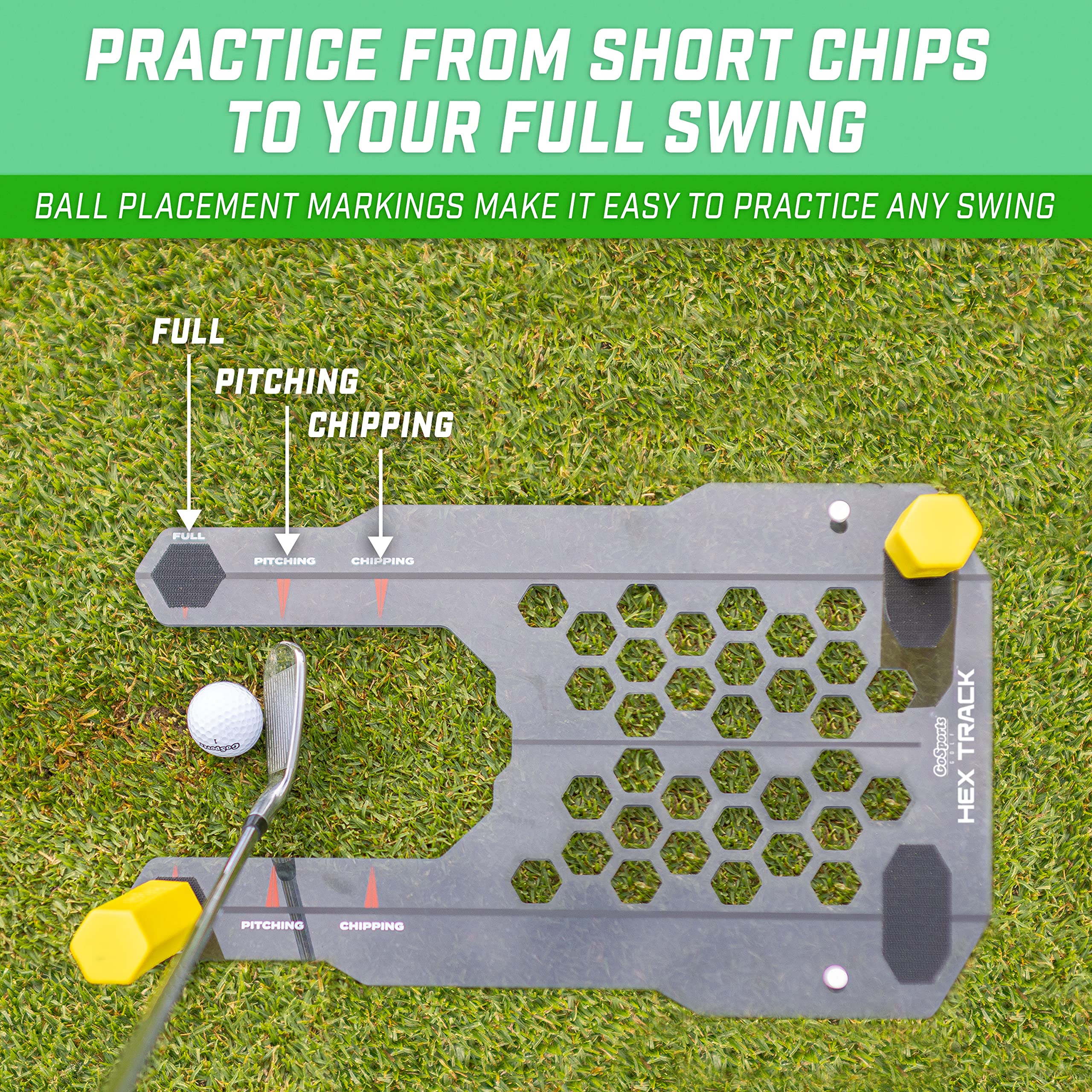 Gosports Golf Hex Track Swing Path Guide - Fix Slices, Hooks, Alignment And More