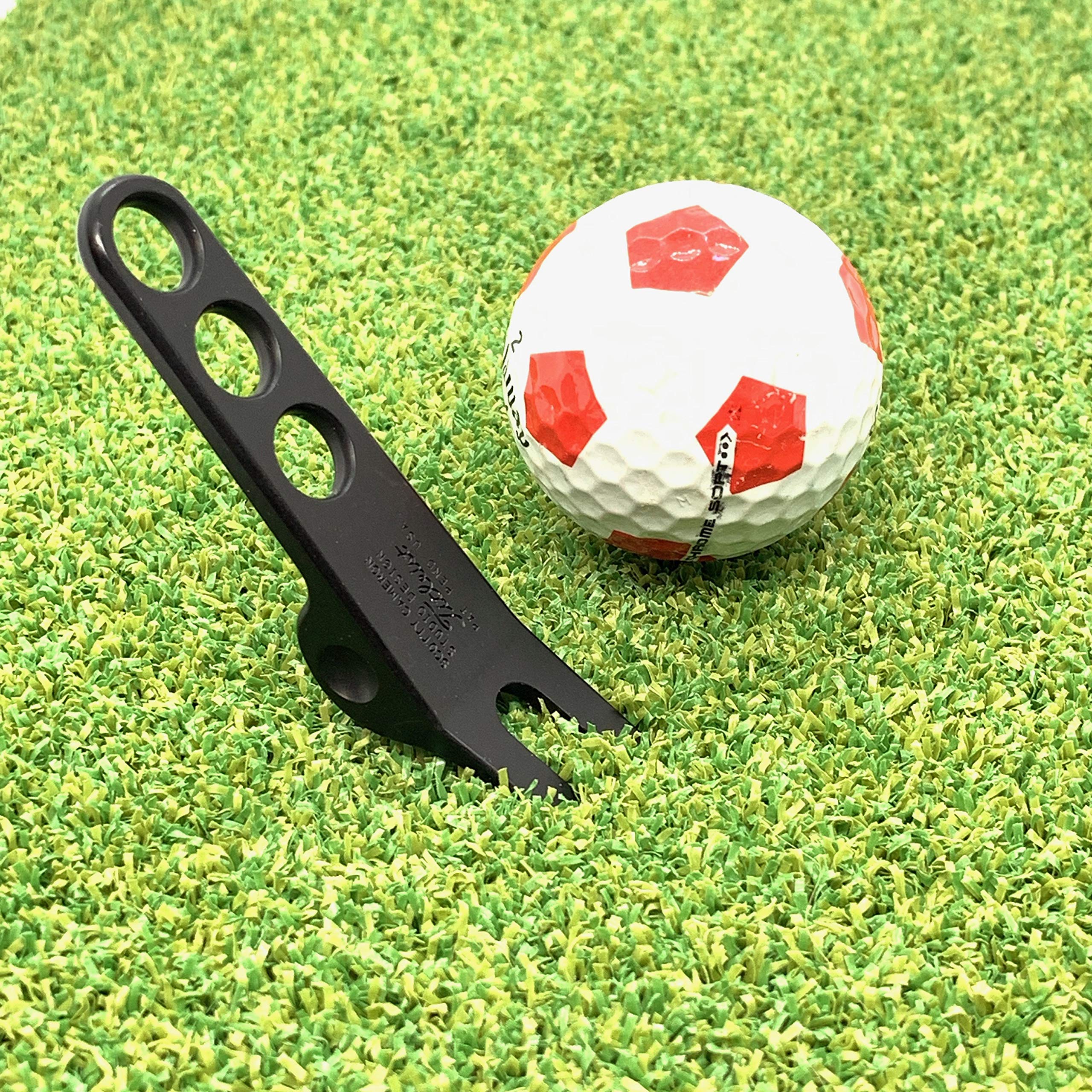 Scotty Cameron Divot Pivot Tool Stamped Logo Aluminum Black