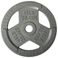 Fitvids Cast Iron Plate Weight Plate For Strength Training And Weightlifting, 2-Inch Center, 45Lb (Single)