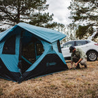 Gazelle Tents T3X Hub Tent Overland Edition, Easy 90 Second Set-Up, Waterproof, UV Resistant, Removable Floor, Footprint, 3-Pers