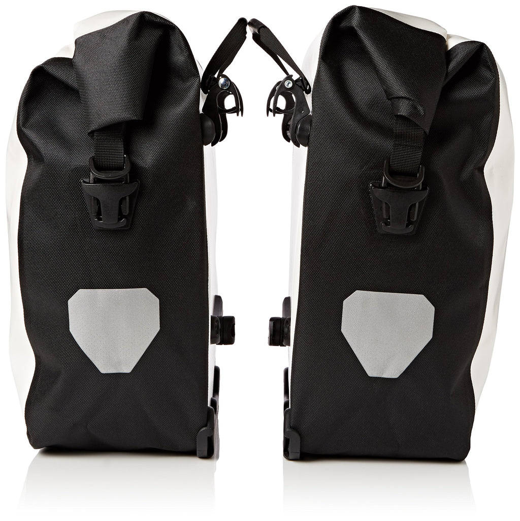 Ortlieb Back-Roller City Rear Pannier: Pair Whiteblack