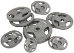 Fitvids Cast Iron Plate Weight Plate For Strength Training And Weightlifting, 2-Inch Center, 2.5Lb (Set Of 2)
