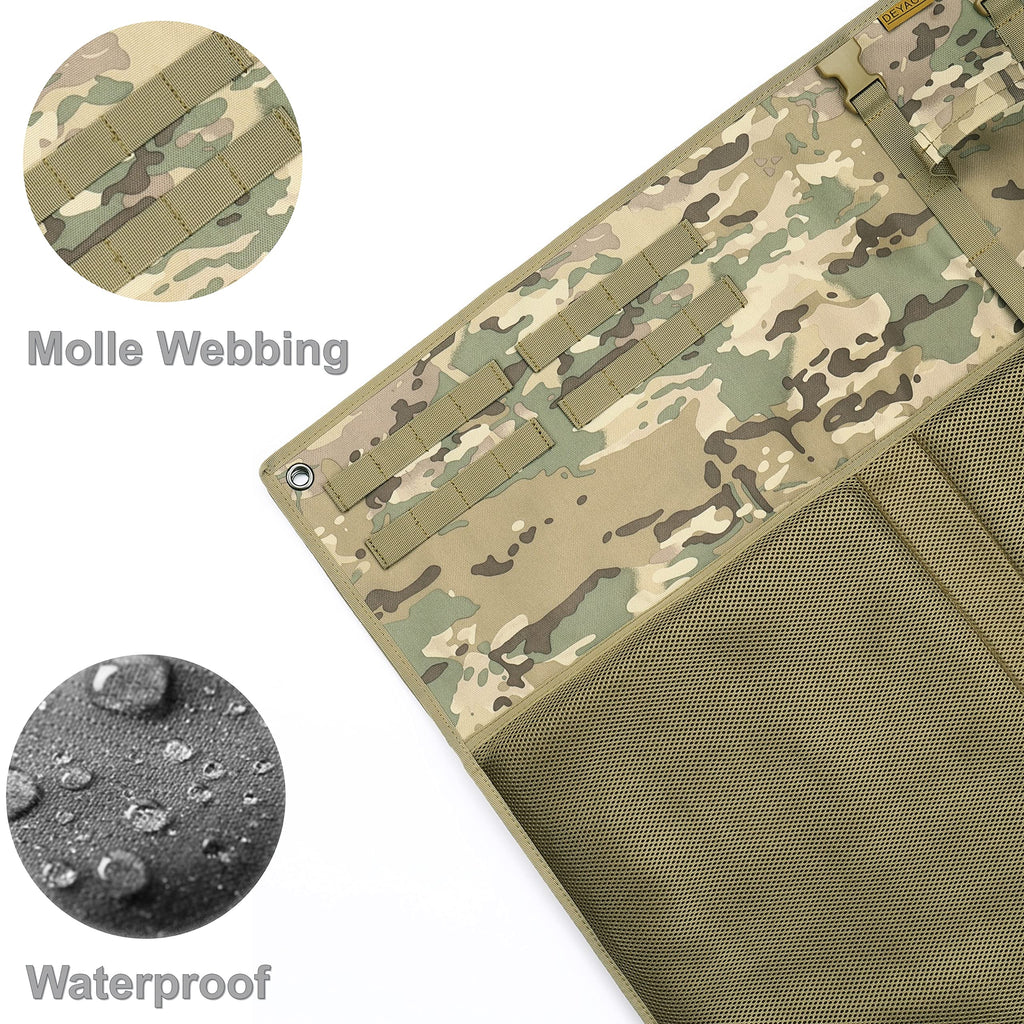 Deyace Shooting Mats Prone Padded, Extra Large Portable Roll Up Shooting Padded Mat For Range Shooting And Hunting (Green)